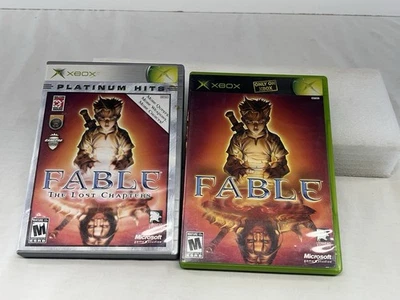 Fable (Microsoft Xbox, 2004) y Fable The Lost Chapters CIB completo con manual Foto 1 de 4