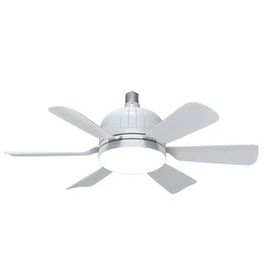 Silent Removable Fan Blade Fan Light Six Blade Fan Light 3000K-6500K Color IOJI - Afbeelding 1 van 8