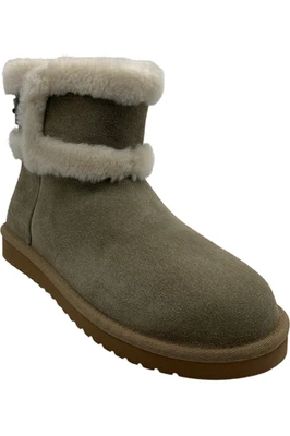 Koolaburra by UGG Suede Mini Winter Boots Barlee Dune - Image 1 of 3
