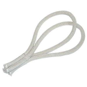 Door Lock Rod Cloth Insulator Protection Shields White 1964-81 GM Car Truck 2pc - Picture 1 of 9