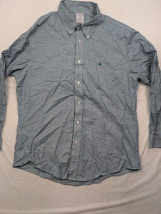 Brooks Brothers 1818 Regent Fit Hombre Talla XL Algodón Supima Cuadros - Imagen 1 de 9