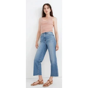 Jean Madewell The Perfect Vintage pierna ancha dobladillo crudo, talla 27, dm6225 - Imagen 1 de 16