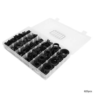 5/6/9/12/19 / 30mm 625 Stück Kabelklemmenclip Nylon-Kabelklemme R-Type Für Den♪ - Afbeelding 1 van 8