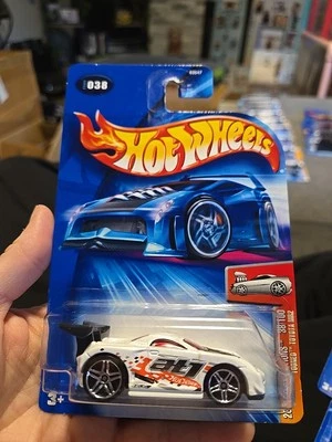 Toyota MR2 2004 Hot Wheels #38 primeras ediciones 38/100 tooneado blanco con cromo PR5Sp Foto 1 de 4