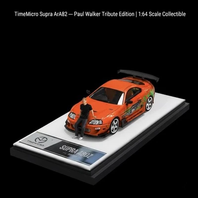 TimeMicro Supra A80Z 1:64 Paul Walker Fast & Furious Model Car Limited - Image 1 of 3