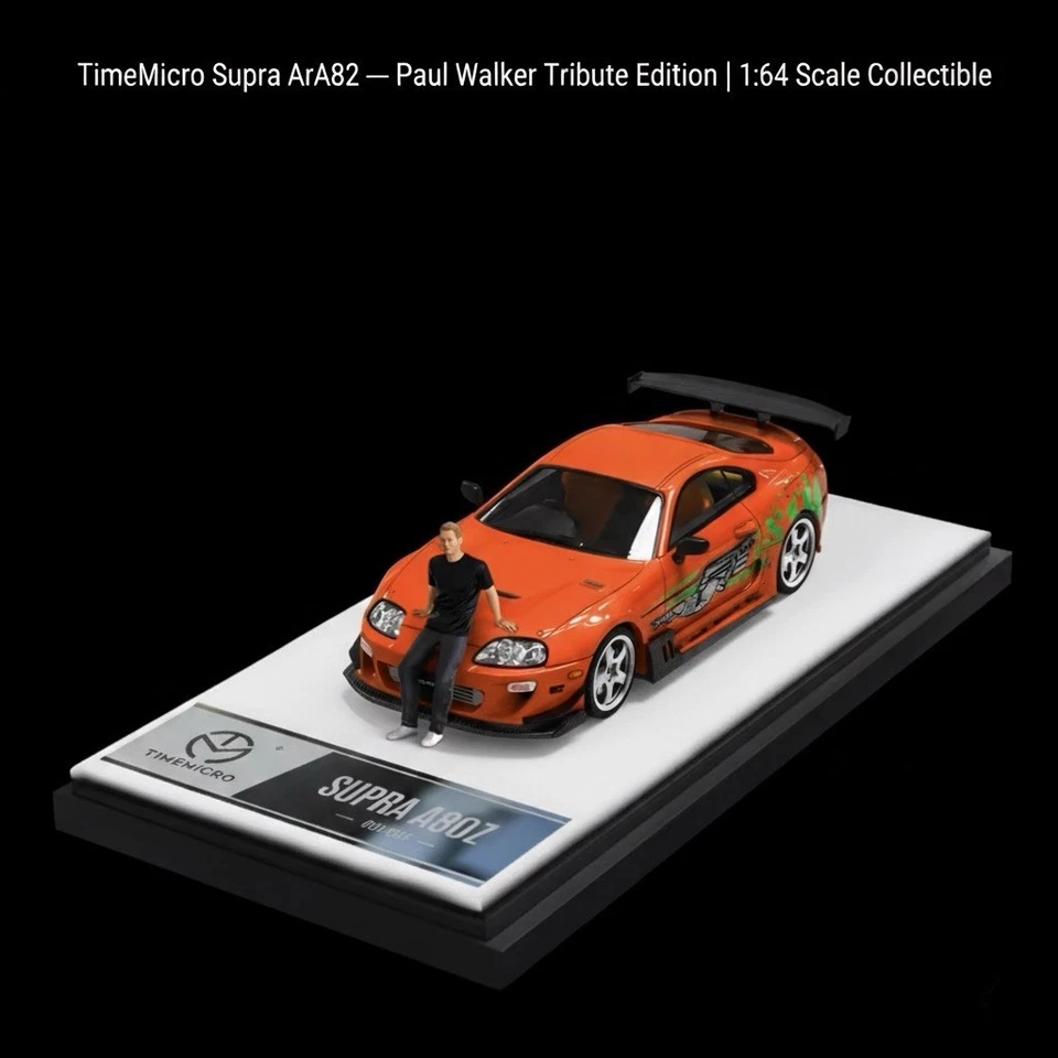 TimeMicro Toyota Supra A80Z 1:64 – Paul Walker Fast & Furious Limited - Bild 1 von 3