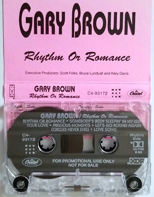 GARY BROWN CASSETTE TAPE 1992 ADVANCED PROMO CAPITOL RECORDS SOUL R&B MODERN - Image 1 of 4