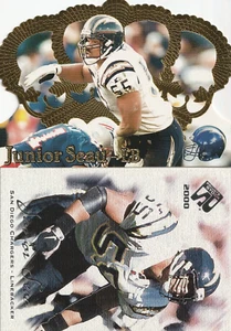 Junior Seau 2 Pack Karten. 1995 Pacific 2000 Private Stock San Diego Chargers - Bild 1 von 15