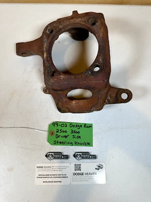 2000-2002 Dodge Ram 2500 3500 4x4 Dana 60 Driver Side Steering Knuckle OEM - Image 1 of 4
