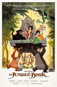 The Jungle Book (1967)_6 Poster Canvas Movie Film Print A0 A1 A2 A3 A4 A5 A6 Art - Picture 1 of 11