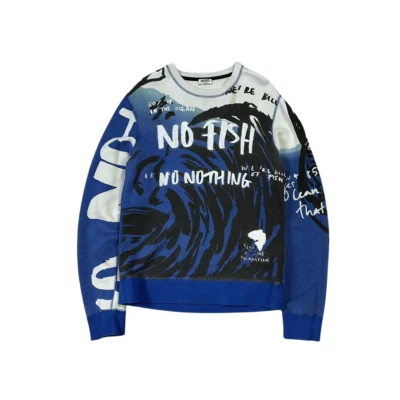 Sudadera estampada para hombre Kenzo Paris 'No Fish No No Nothing' talla S Foto 1 de 4
