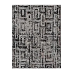 Timeless Designs Cecilia II Collection Geometric Rug -Cream Beige –5’3”W x 7’6”L - Picture 1 of 1