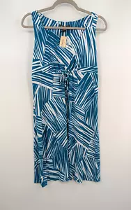 NEU Tommy Bahama Caravan Damenkleid quer Kordelzug hazy türkis Small 4/6 - Bild 1 von 9