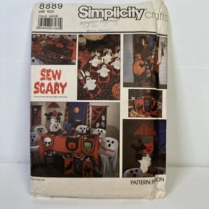 Simplicity 8889 Sew SCARY HALLOWEEN Ghosts Home Decor Mobile Runner Pattern - Picture 1 of 14