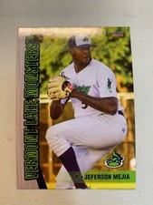 Jefferson Mejia Card 2018 Vermont Lake Monsters Team Card