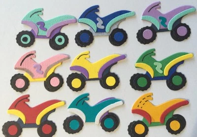 Troquelados prefabricados para cuatro ruedas/quad (3 piezas) ATV•Sand Dunes •Raptor•Riding•Trail•Suciedad Foto 1 de 4