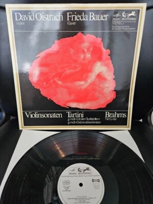 D. OISTRAKH violin Devil's Trill TARTINI BRAHMS ED1 white EURODISC Melodiya ED1 - Bild 1 von 3