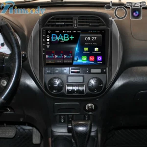 DAB+ 9" Android 13 Autoradio GPS Navi FM RDS BT Kamera Für Toyota RAV4 2000-2006 - Bild 1 von 19