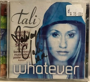MUSIC CD IN CASE (COVER SIGNED) - TALI - WHATEVER - Picture 1 of 2
