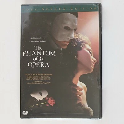 Andrew Lloyd Webbers The Phantom of the Opera (DVD, 2005, Full Frame) New Sealed - Image 1 of 3