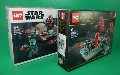 Lego Star wars Sth 75266 & Mandalorian Battle Pack 75892 bundles BNISB RETIRED   - Image 1 of 4
