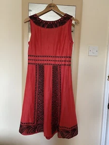 vintage monsoon silk dress - Picture 1 of 15