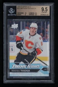 2016-17 Upper Deck Young Guns Rookie #231 Matthew Tkachuk RC BGS 9.5 GEM MINT - Picture 1 of 2