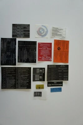  Juego de pegatinas de aluminio BMW E9  Foto 1 de 4