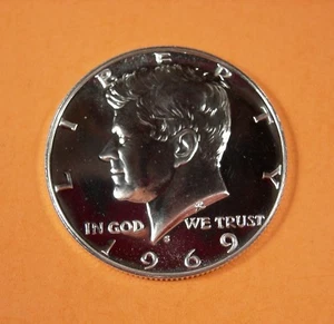 1969-s KENNEDY half dollar - SILVER - GEM PROOF - Picture 1 of 2