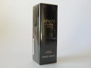 Giorgio Armani Code ABSOLU Pour Homme EDP Nat Spray 60 ml -2,0 oz nuovo con scatola sigillato IMBALLO ORIGINALE - Foto 1 di 5