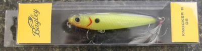 Bagley Knocker B Talla 9 Topwater Knocking Bait 1/2 OZ 3-1/2" Largo CHARTREUSE SHAD Foto 1 de 3