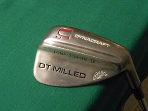 DYNACRAFT U2 DT MILLED 60*/0* BOUNCE DYNA TORQUE IV "NO GROOVES" WEDGE - S300U - Picture 1 of 3