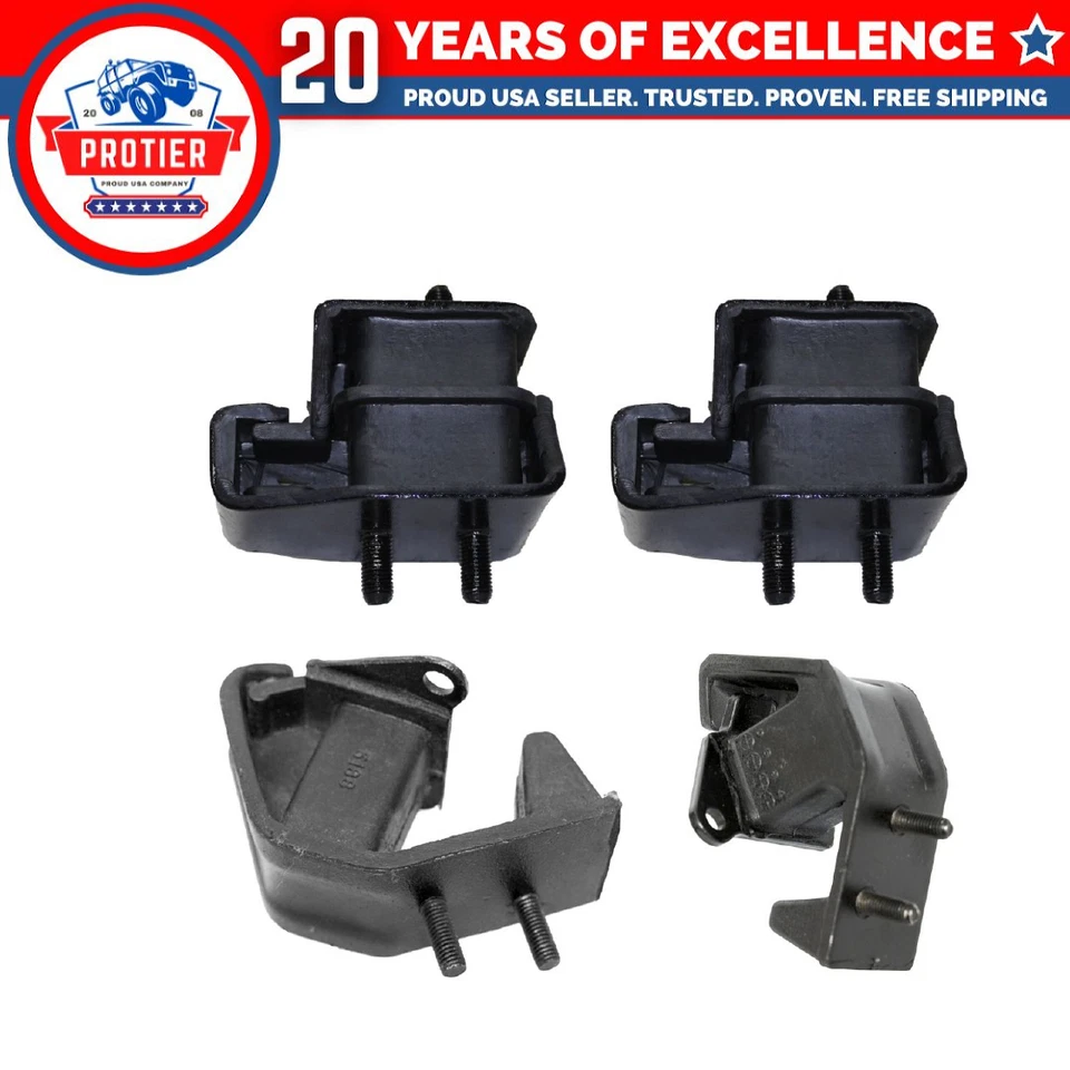 Juego de 4 piezas de montaje de motor y transmisión para Subaru Impreza 1993-1997 1,8 L AWD para automático Foto 1 de 4