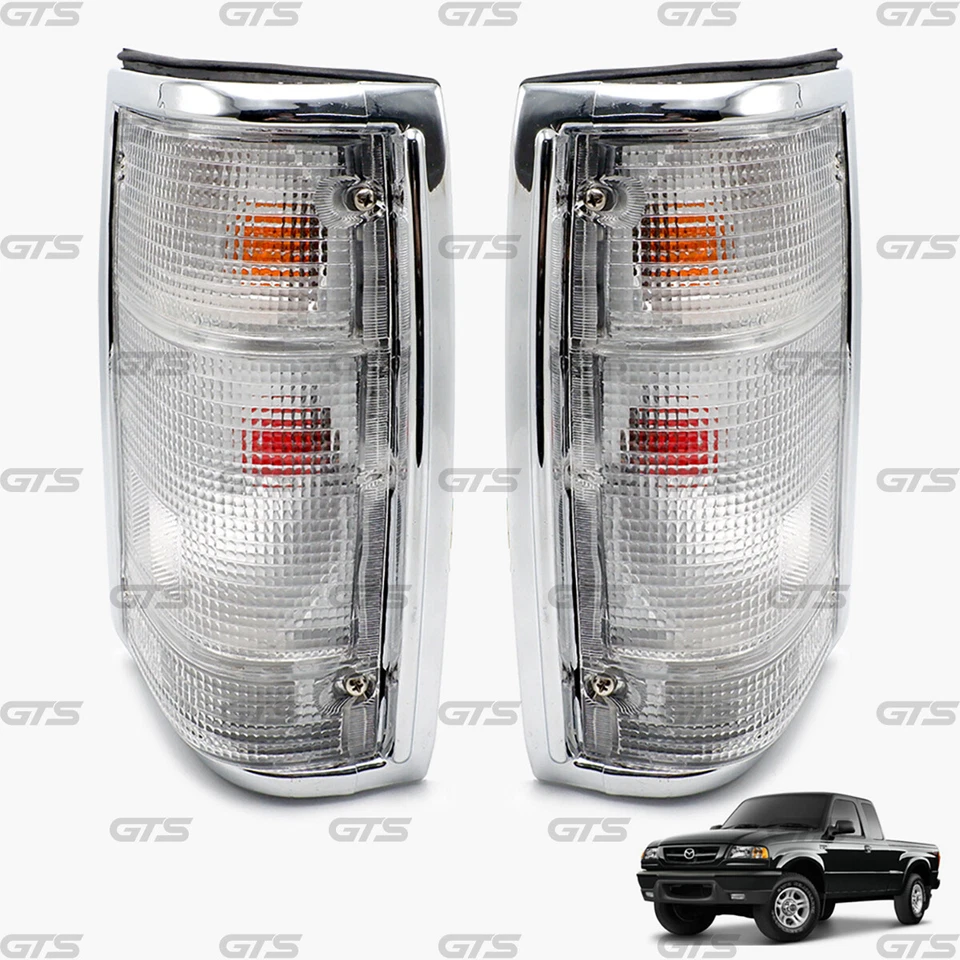 Rear Tail Light Lamp Chrome For Mazda B2000 B2200 Fighter B2500 1986 '97 Foto 1 de 4
