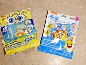Melty Bead set of 2 - Baby Shark + Spongebob - Kit Craft for Kids - Picture 1 of 5