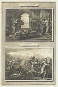 LIQUIDATION!! ANTIQUARISCHER DRUCK: GESCHICHTE DES ALTEN & NEUEN TESTAMENTS - RICHTERBUCH - Bild 1 von 2
