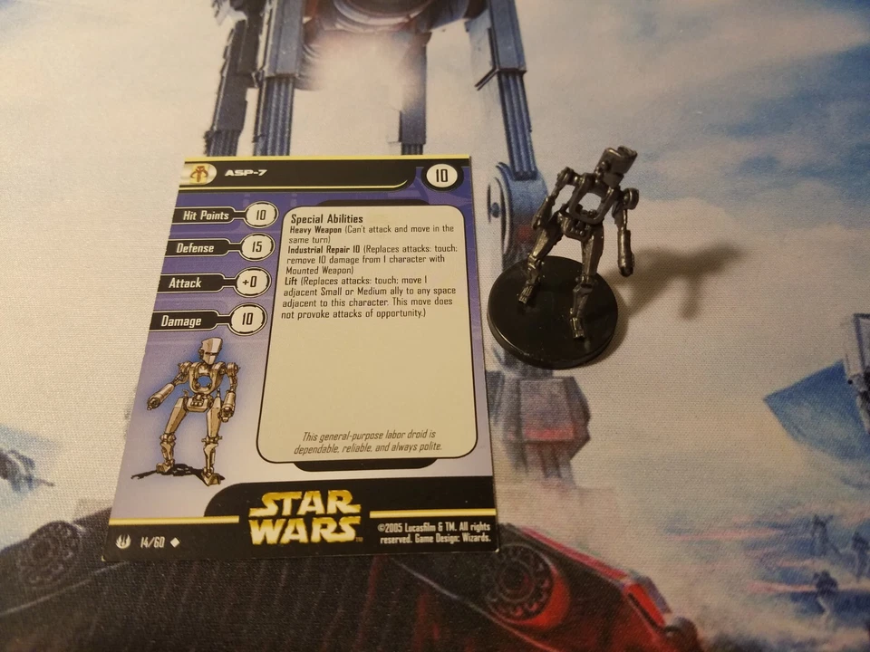 Star Wars Miniatures Universe 14 ASP-7 - Image 1 of 1