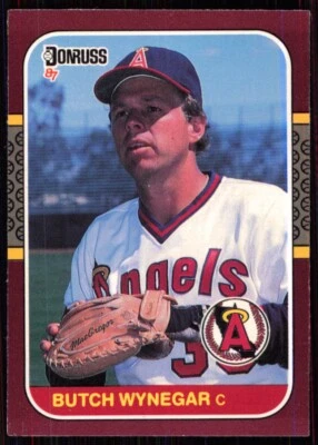 1987 Donruss Opening Day Butch Wynegar California Angels #6 - Image 1 of 2