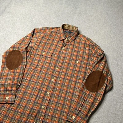 Рубашка мужская Polo Country Ralph Lauren средняя цветная замшевая на локоть легкая - Изображение 1 из 4