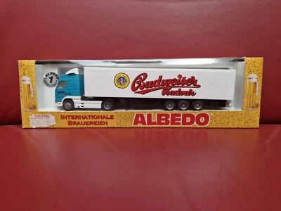 Vintage Albedo 320 022 Volvo FH Globetrotter Budweiser 1995 Beer Truck 1:87 MIB - Image 1 of 4