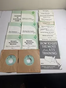 18Pc Advance Trades School Home Electrician Study Course 1961 Chicago IL - Picture 1 of 9