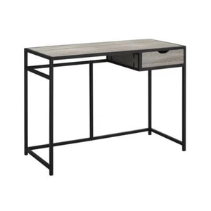 Computer Desk Home Office Laptop Storage Drawer 42"L Work Metal Brown - Picture 1 of 3