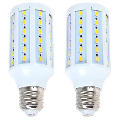 12W 12V DC LED Corn Light Bulb Lamp E27 E26 Screw Base Socket Cool / Warm White - Image 1 of 4