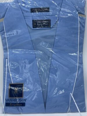 Bata clásica a rayas de colección de Van Heusen albornoz ropa de salón para dormir años 50-60 mediana Foto 1 de 4