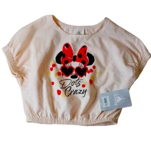 Minnie Mouse ''Dots Crazy'' Size3t Top for Girls NWT - Picture 1 of 5