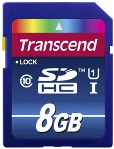 Transcend Premium R45/W20 SDHC 8 GB, UHS-I, klasa 10 - Zdjęcie 1 z 1