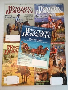 Western Horseman Magazines Lot Of  Five 2004, 20012, 2013 Cowboy Rancher Horses - Bild 1 von 12