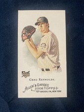 2008 Topps Allen & Ginter's Mini Ginter Back Greg Reynolds #139 Rookie RC