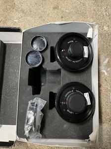 Minolta Mikroskop Objektiv? Mittelobjektiv 14 mm breit 8 mm Made in Japan - Bild 1 von 5