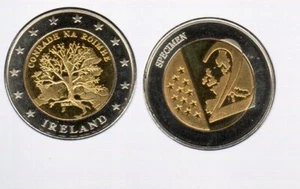 2 Euro aus Irland Specimen-BFR/stgl ab 5 auktionen portofrei - Picture 1 of 1